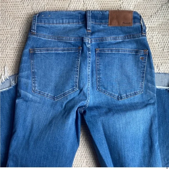 Madewell Women’s Cali Demi Mini Flare Distressed Jeans Size 24 - Picture 10 of 10